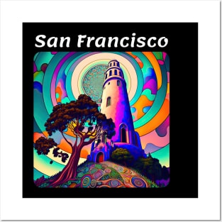 Coit tower v1 Posters and Art